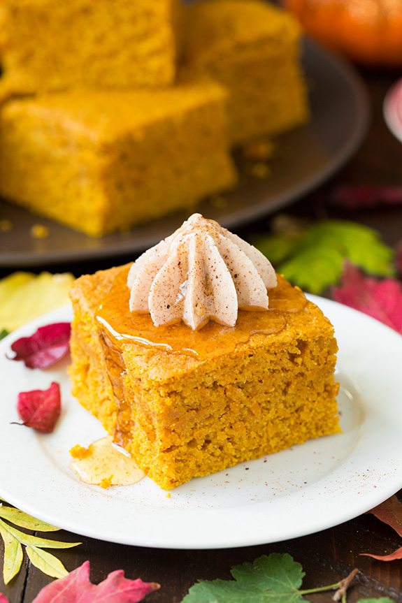 Easy & Moist: Pumpkin Cornbread Recipe Elevated by Cinnamon Honey Butter